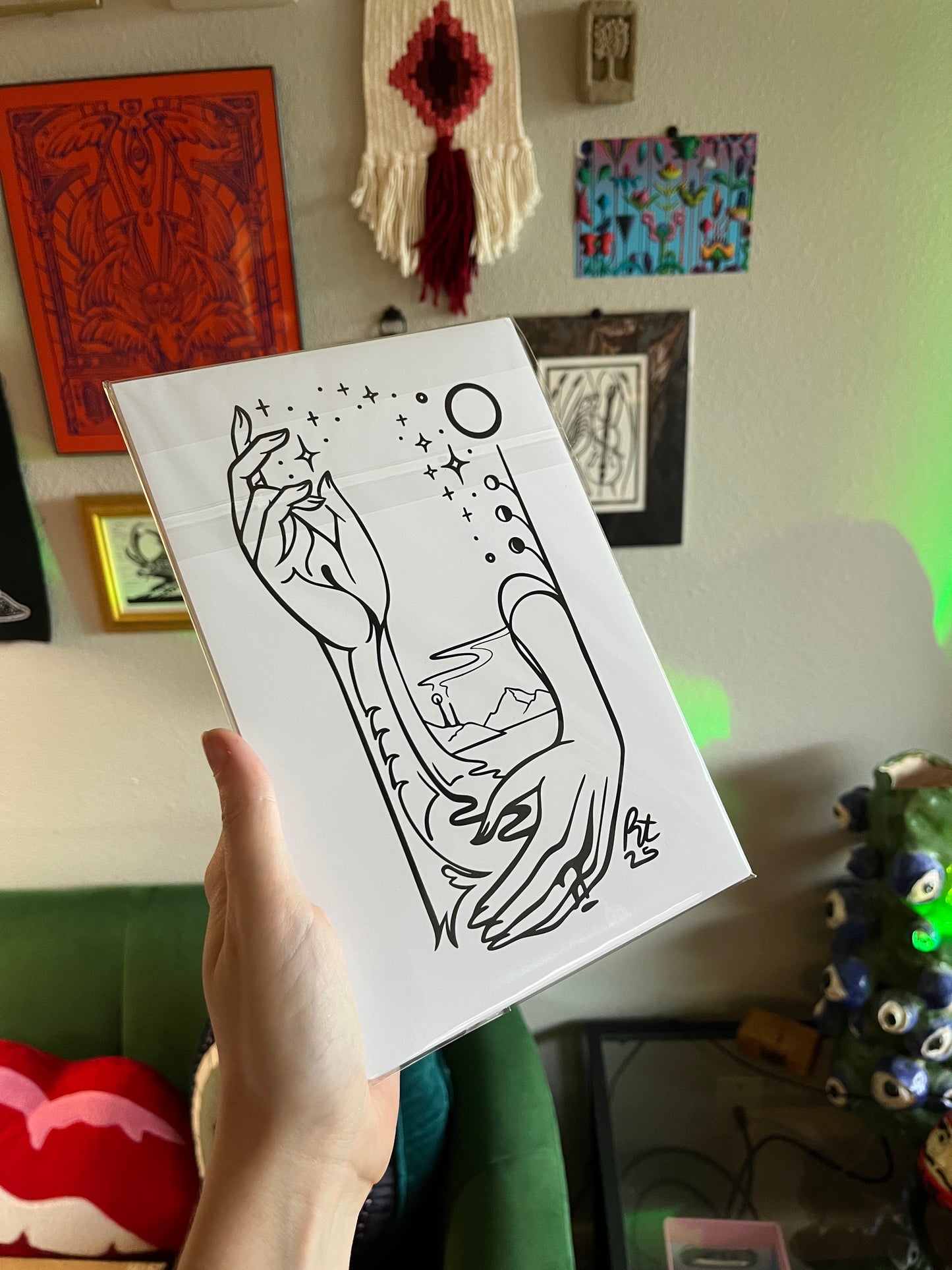 The Hidden Hand | 6x9 Print on Archival Matte Paper