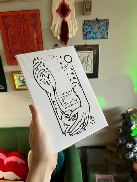 The Hidden Hand | 6x9 Print on Archival Matte Paper